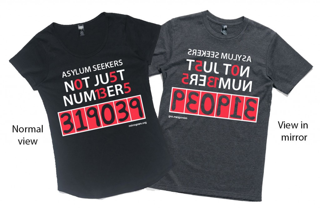 Asylum seeker tees male and female